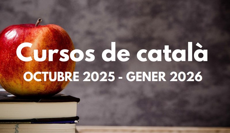 Cursos de catalán correspondientes a la convocatoria de octubre 2025 - enero 2026.